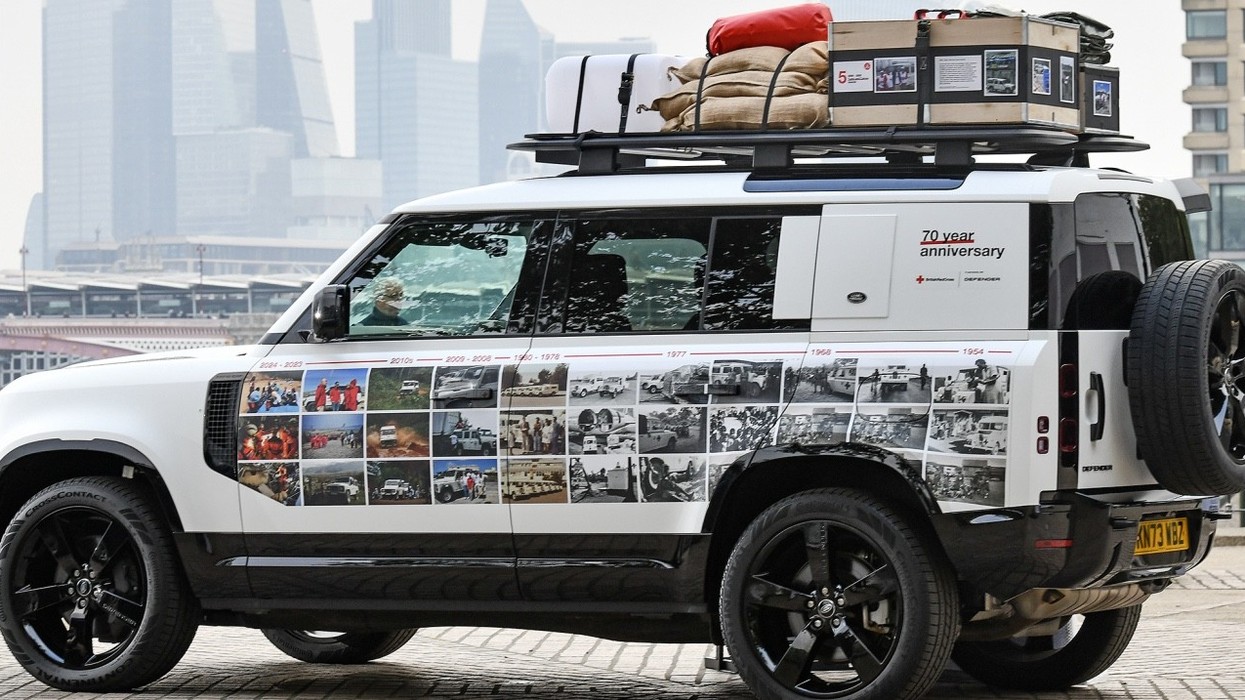 british red cross defender museum