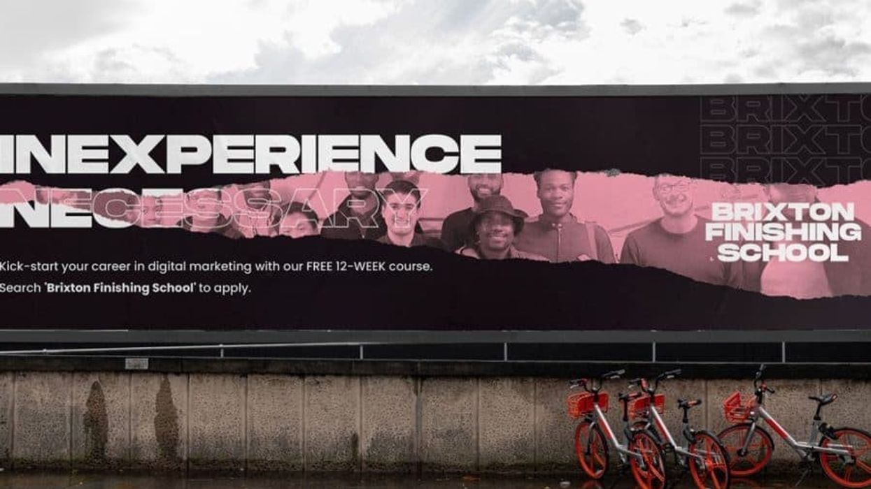 brixton finishing school billboard