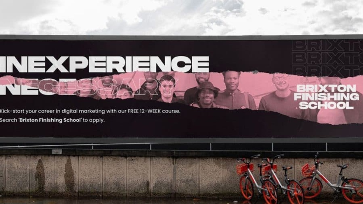 brixton finishing school billboard