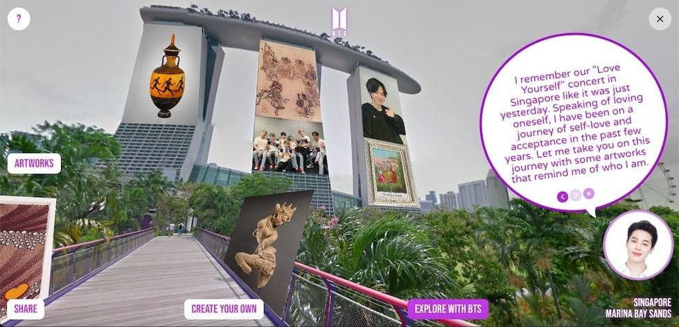 BTS street gallery Singapore