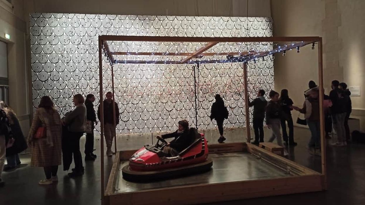 Bumper car at Le Centquatre
