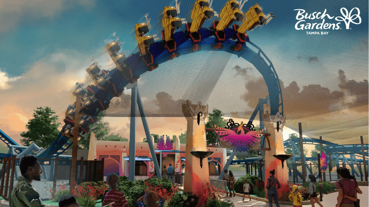 busch gardens phoenix rising coaster