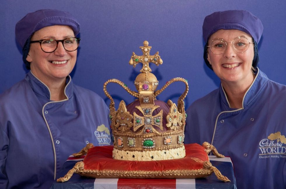 cadbury world chocolate crown