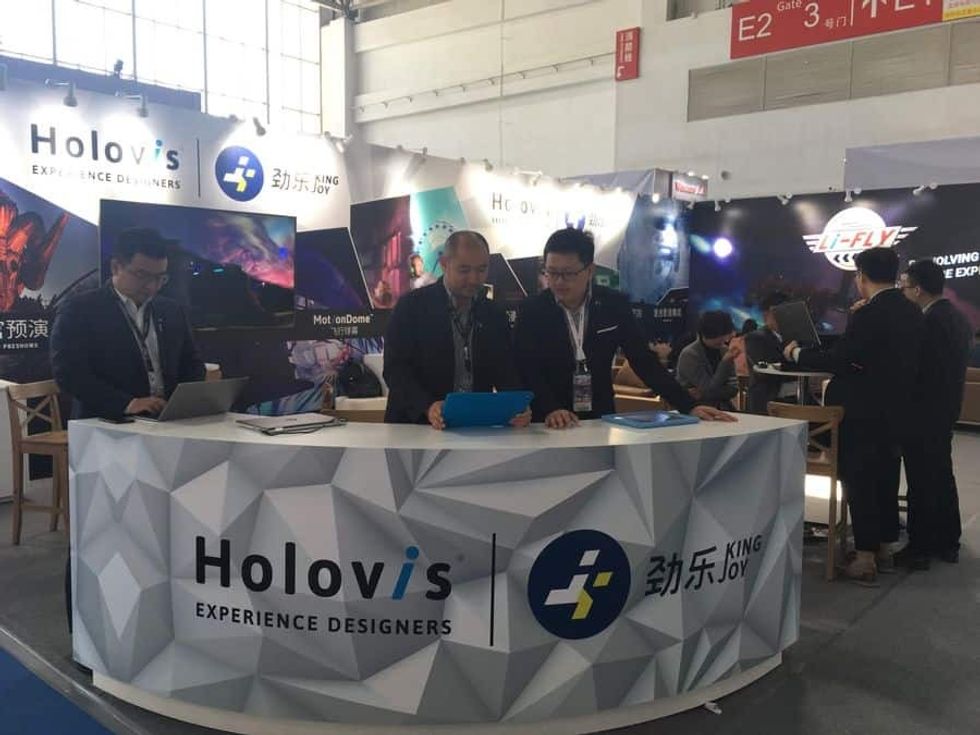CAE Beijing 2019 Holovis KingJoy booth