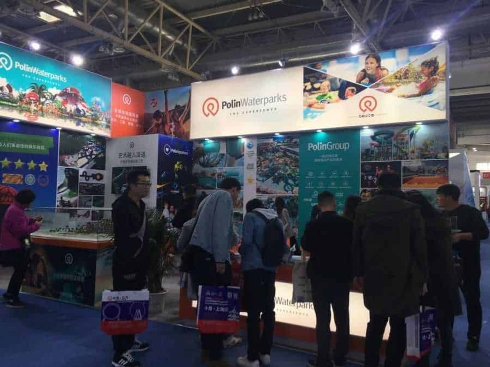 CAE Beijing 2019 Polin Waterparks booth