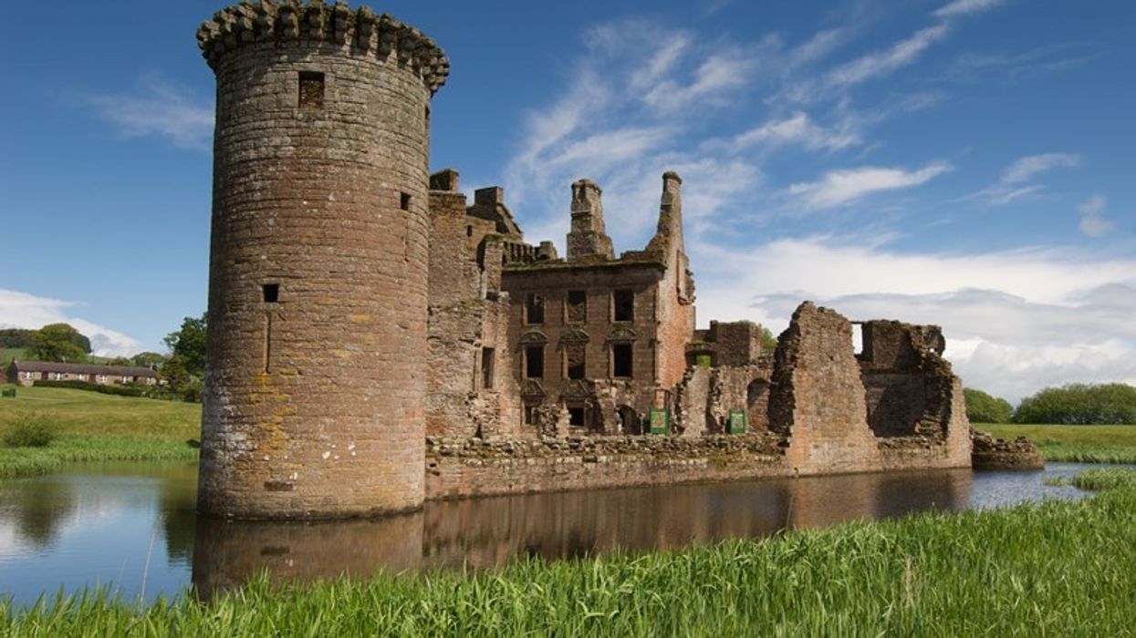 Caerlaverock Castle, part of the Historic Environment Scotland (HES) estate.