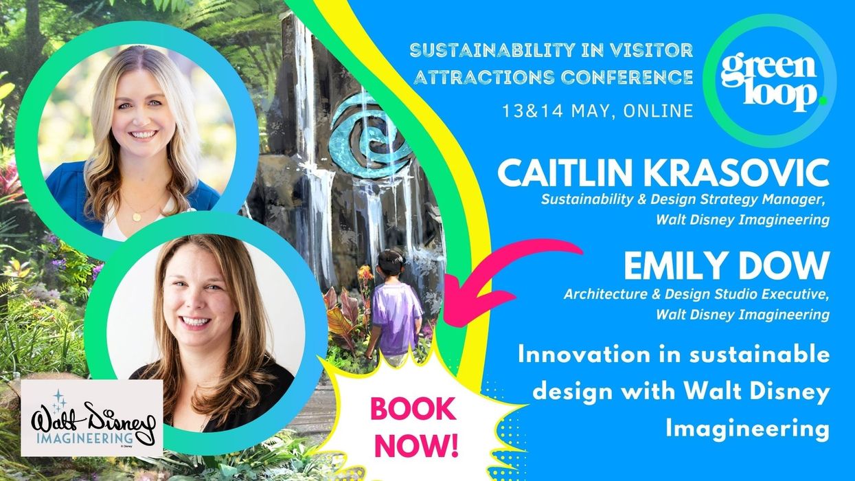 Caitlin Krasovic and Emily Dow at greenloop: Innovation in sustainable design with Walt Disney Imagineering