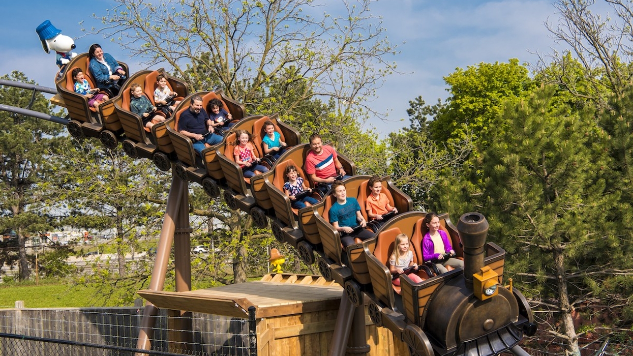 Canada's Wonderland Snoopys Racing rollercoaster from ART Enginerring