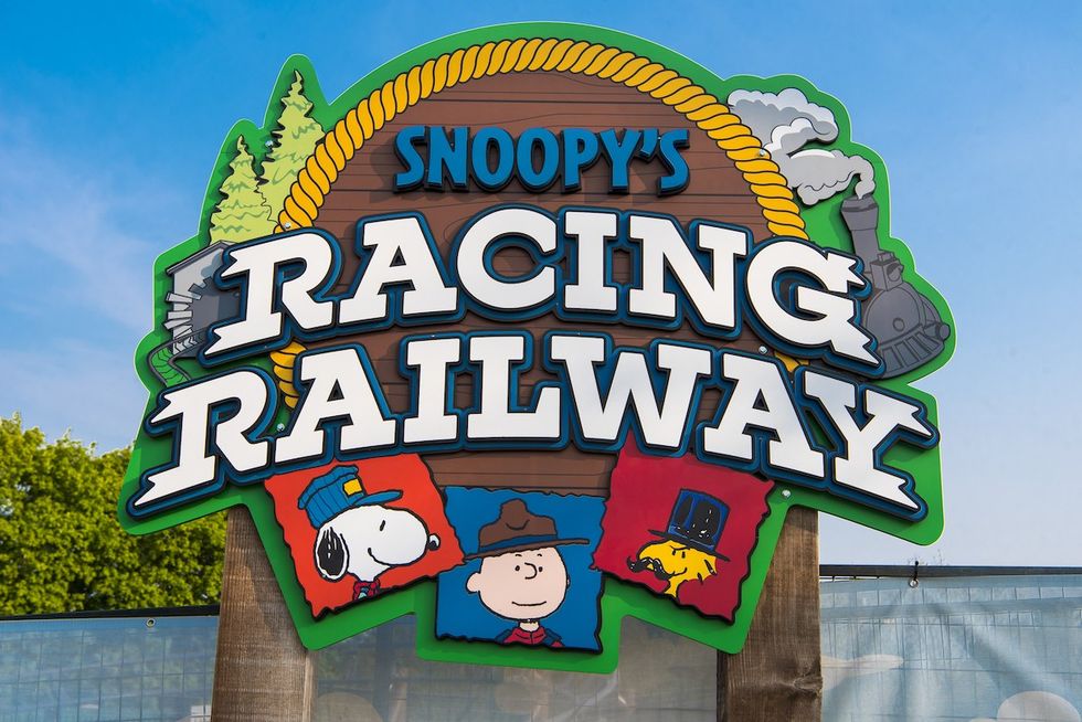 Canada's Wonderland Snoopys Racing rollercoaster from ART Enginerring