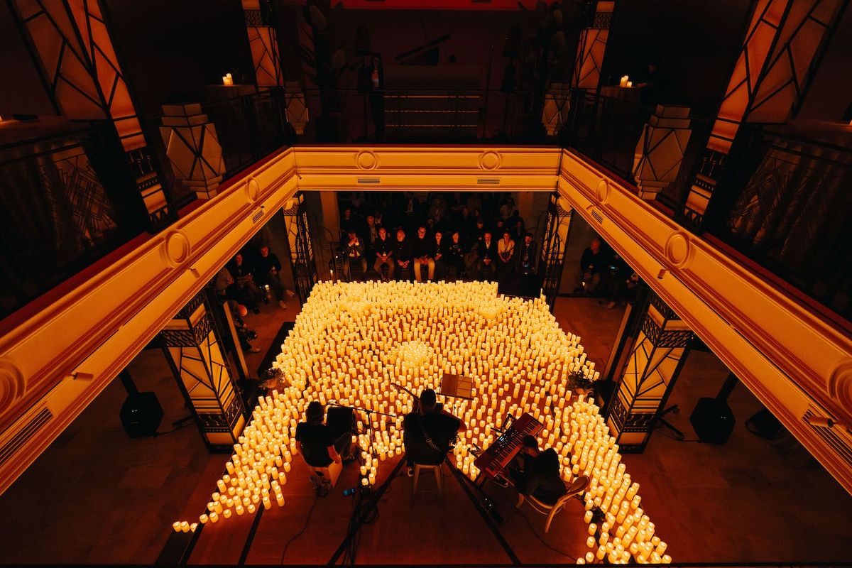 candlelit performance from above TEM Madrid 2024