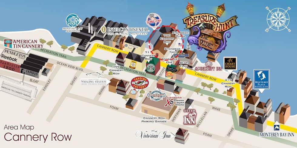 Cannery Row Map (3D)