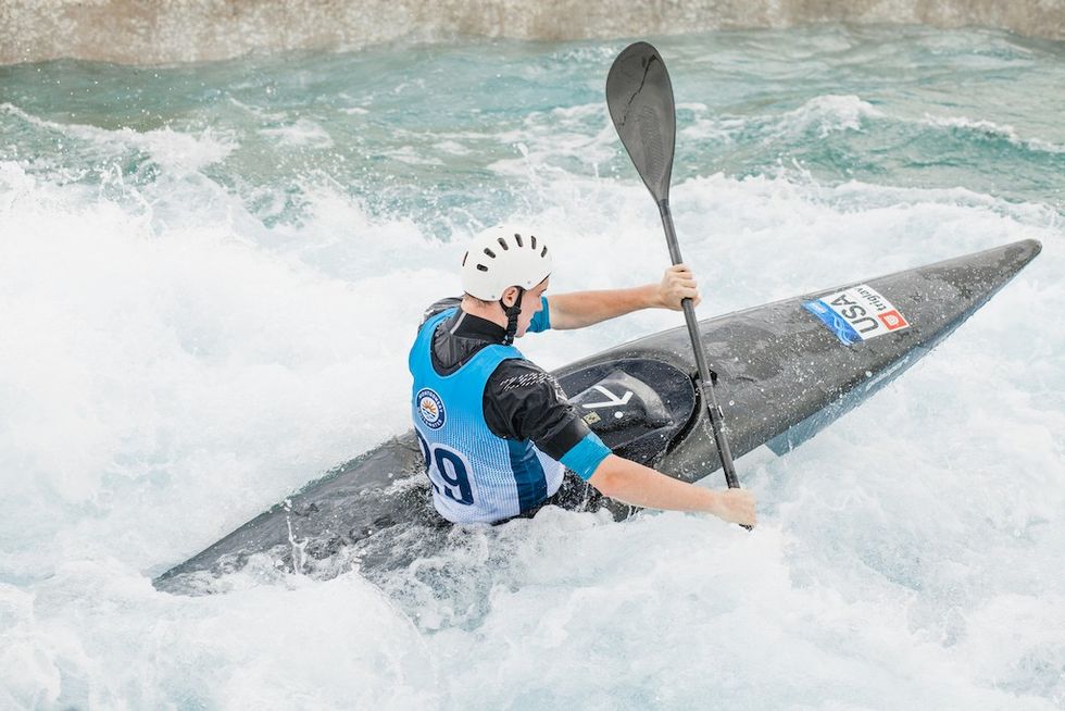 Canoeing at Montgomery Whitewater
