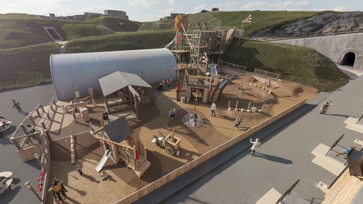 CAP.Co CGI adventure playground for Newhaven Fort