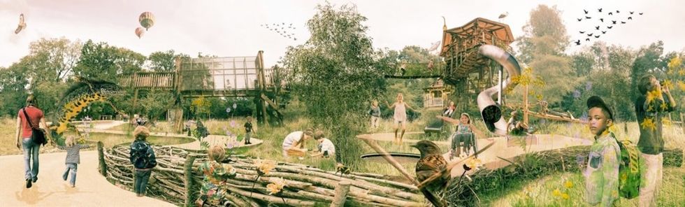 CAP.Co Explorers Basecamp at Bristol Zoo concept rendering