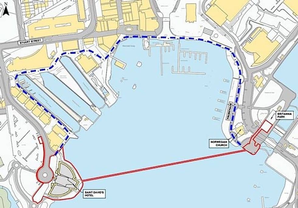 cardiff bay zip wire