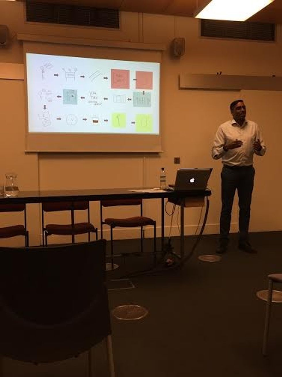 Carlton Gadjadhar speaking on Customer Experience Journeys at Gateway Ticketing Event