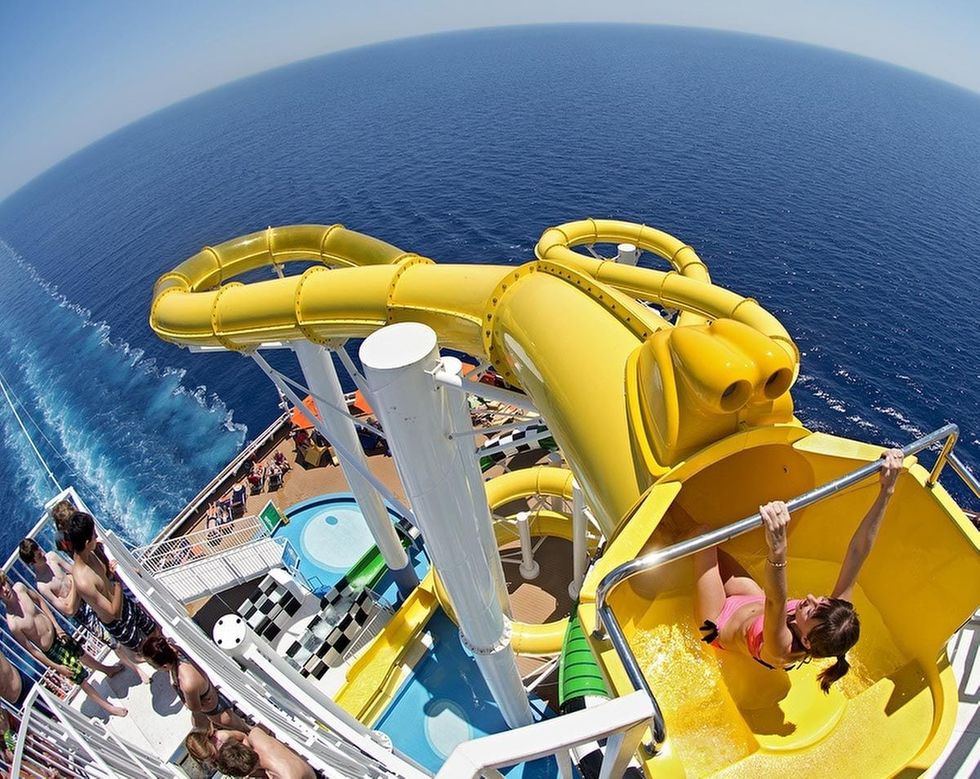 carnival sunshine cruise waterpark polin