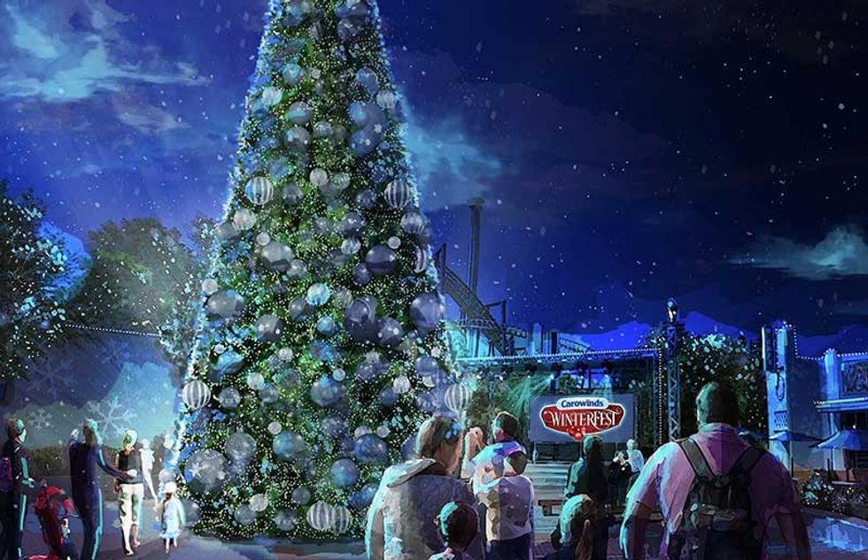 carowinds cedar fair christmas