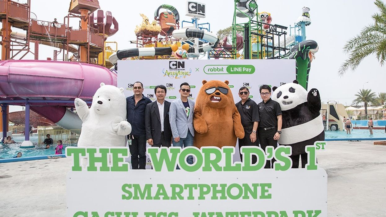 Cartoon Network Amazone Waterpark goes Cashless with mobile Rabbit LINE Pay