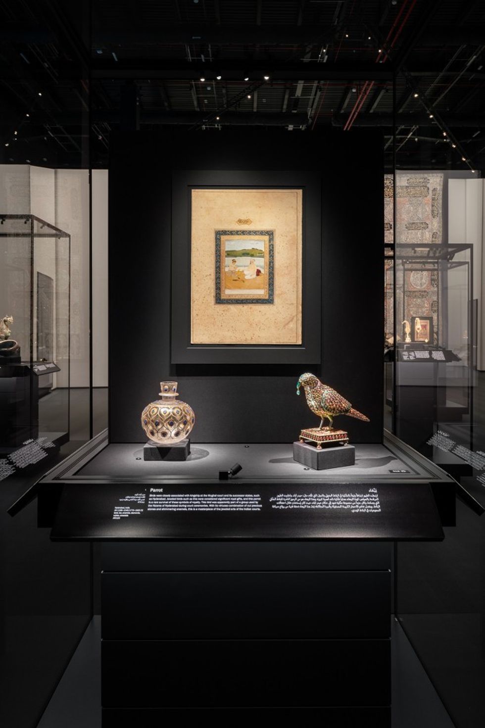 Case close-up. Islamic Arts Biennale 2025, Photo by Marco Cappelletti, courtesy of the Diriyah Biennale Foundation