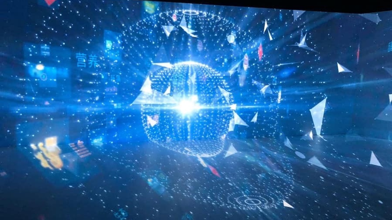 CAVE projection_Christie Beijing