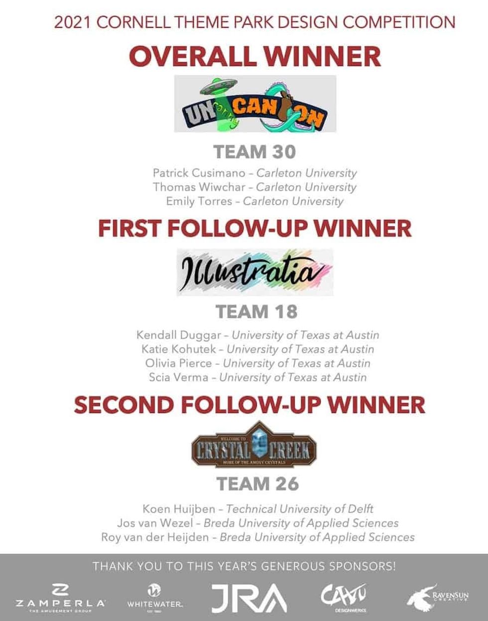 CAVU Cornell Theme Park Design comp