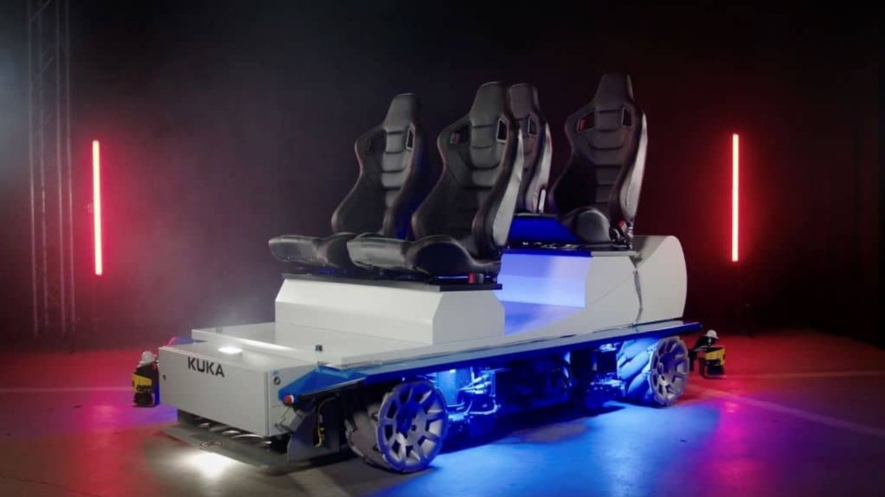 CAVU KUKA Self Driving Vehicle
