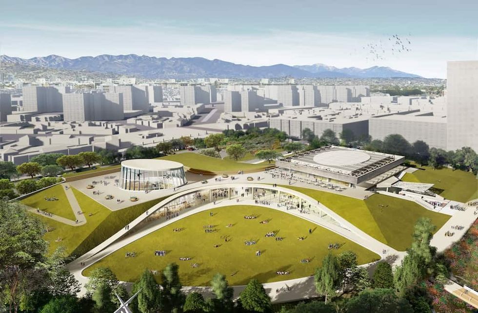 Central Green Rendering courtesy of WEISS/MANFREDI