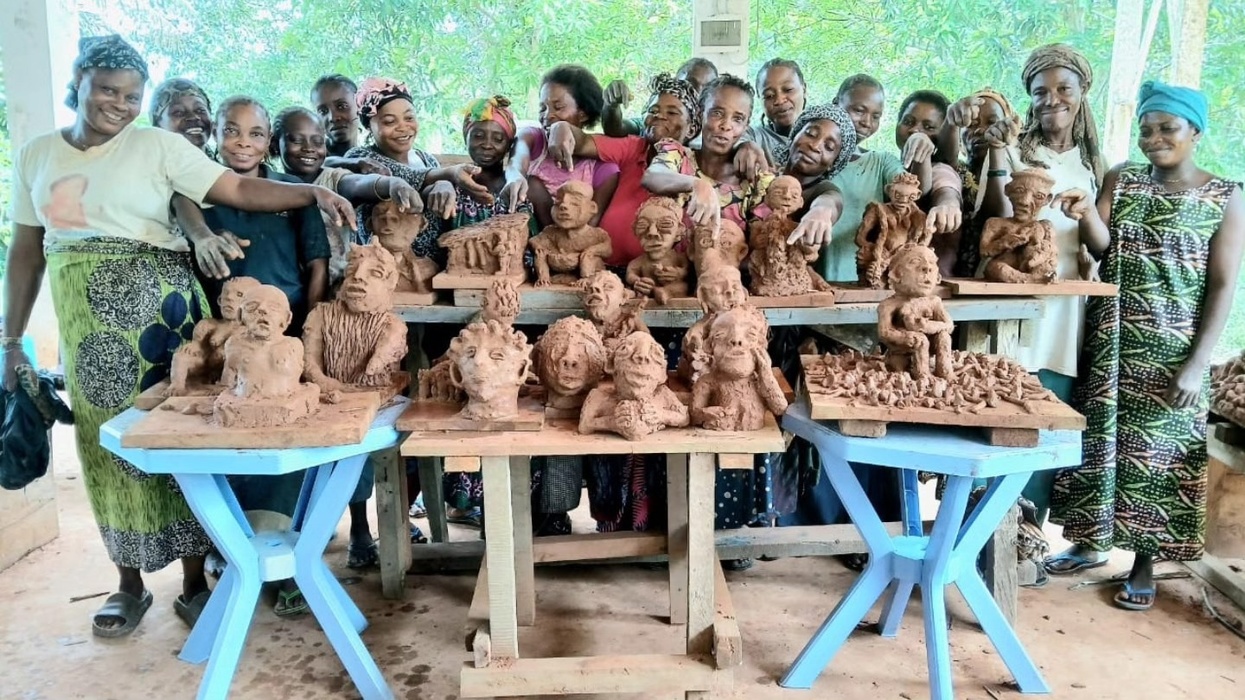 Cercle d'Art des Travailleurs de Plantation Congolaise - CATPC: Atelier de sculpture pour les femmes de Lusanga