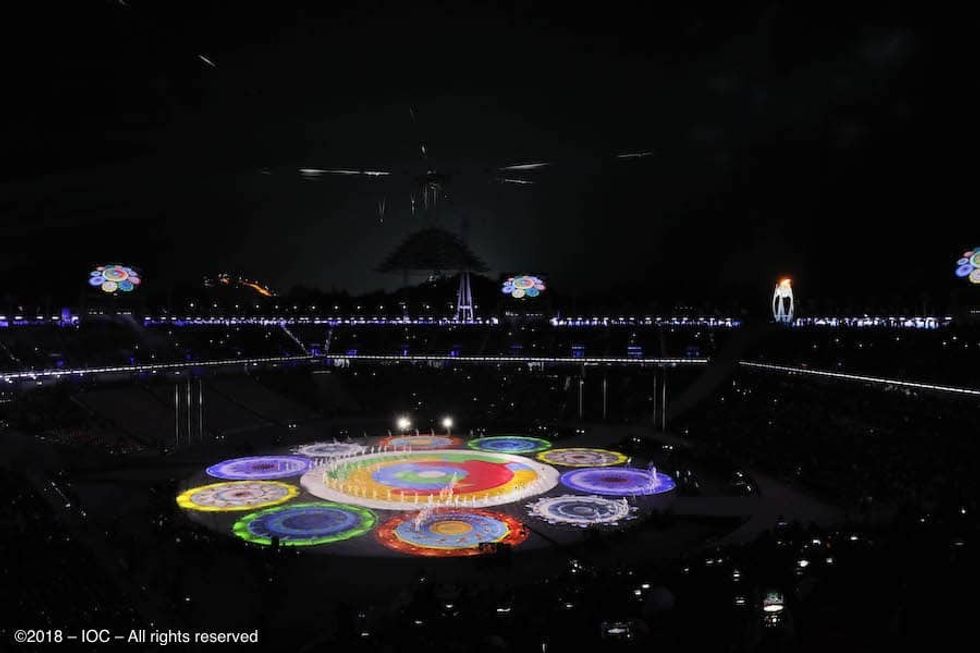 ceremony PyongChang 2018 Panasonic