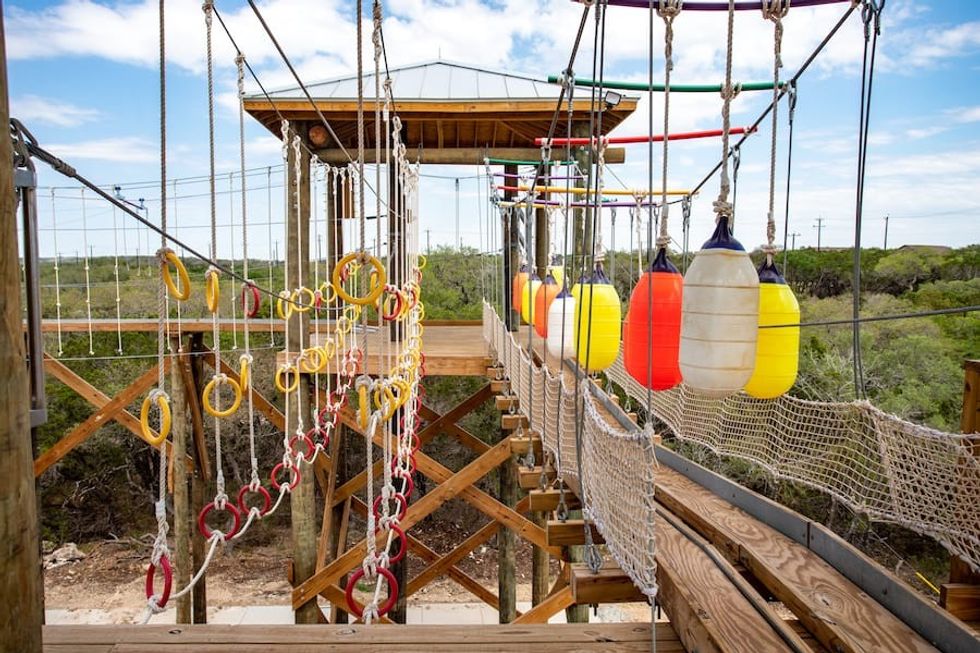 challenge course Morgan's Wonderland Camp Innovation in inclusion
