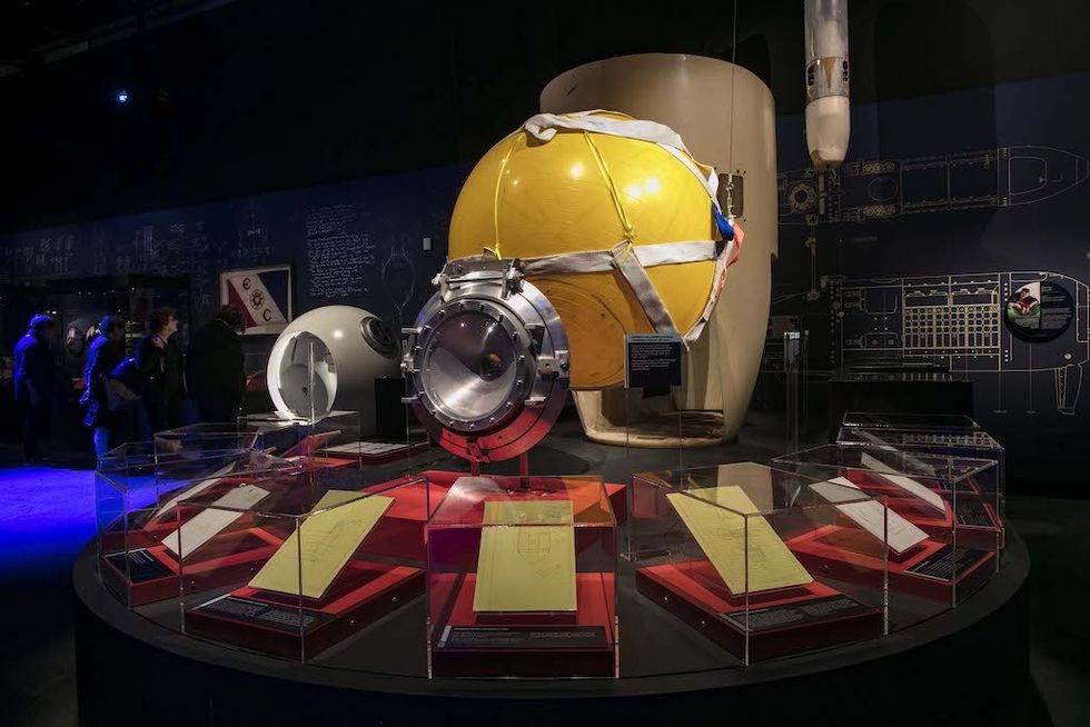 Challenging the Deep exhibit flying fish