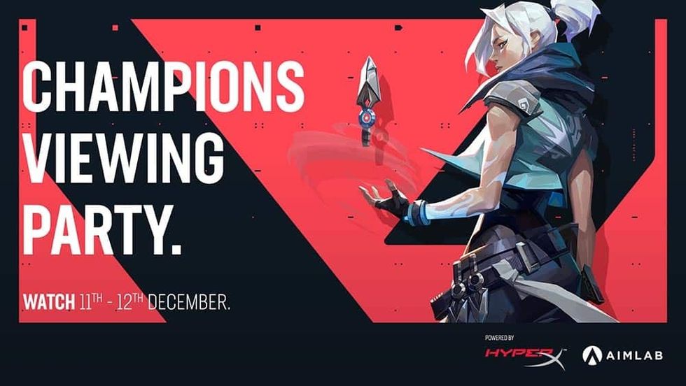 Champions viewing party