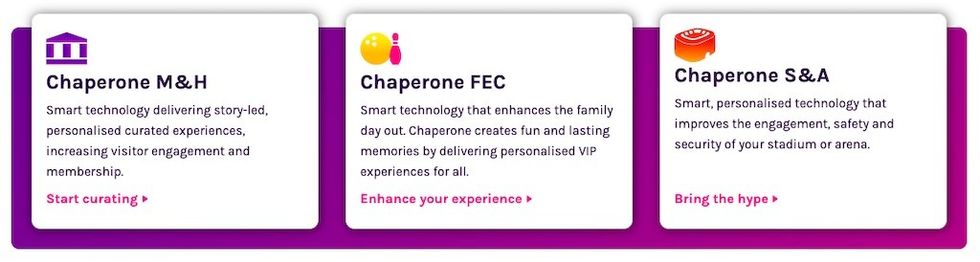 Chaperone platfrom applications