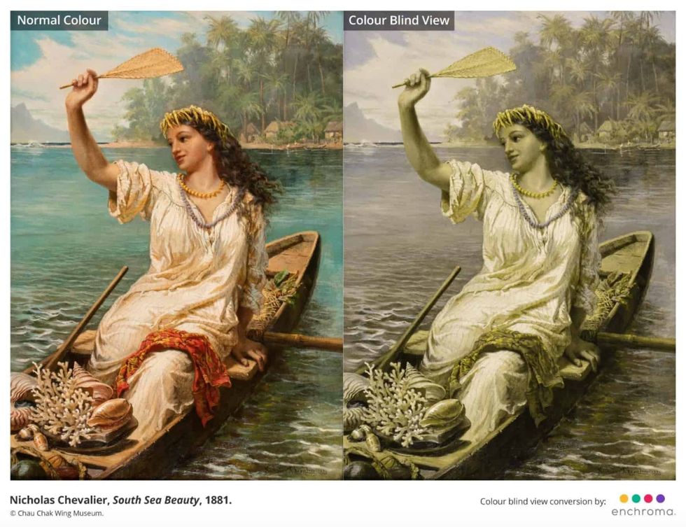 chau chak wing museum colour blind