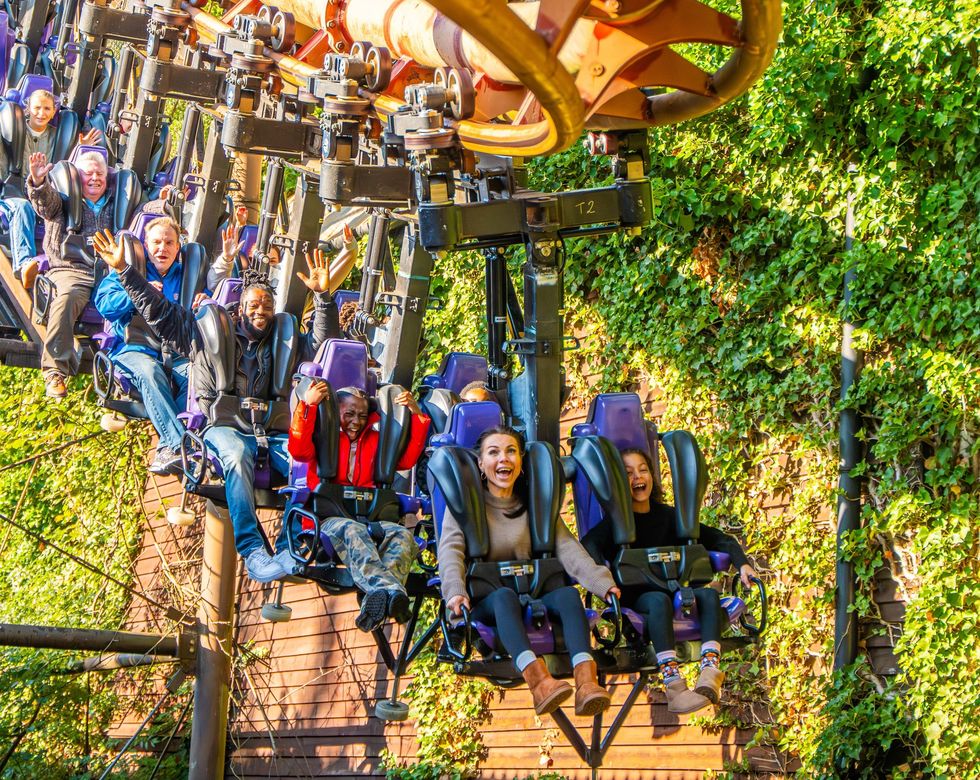 chessington ride screaming