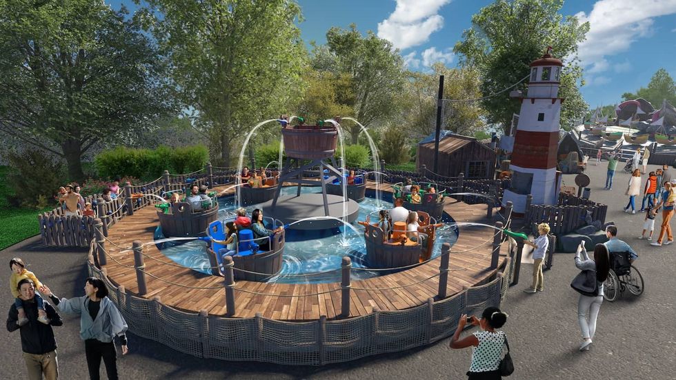 chessington world of adventures barrel bail out