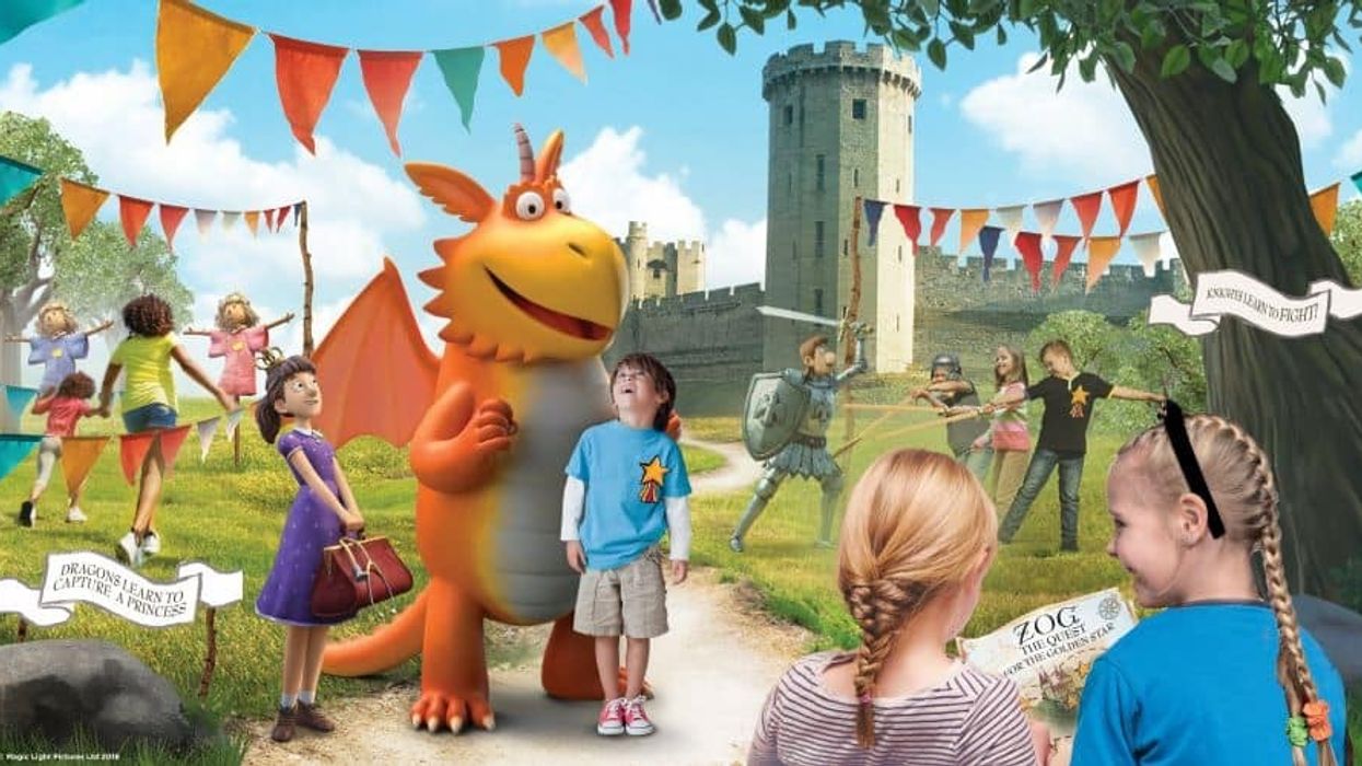 Children at the Zog trail from T3 creative agency at warwick castle