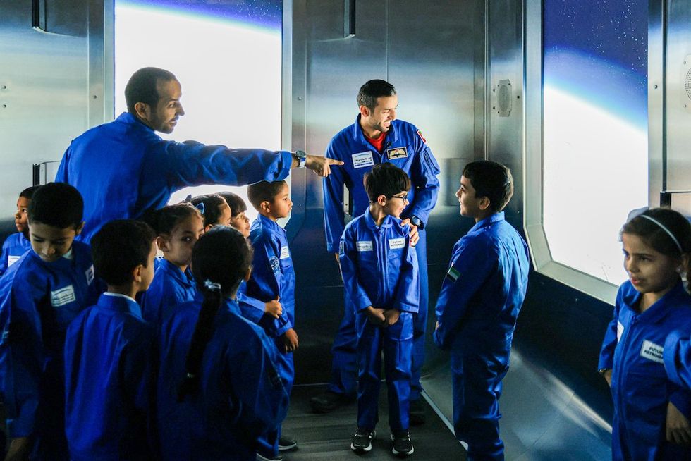 children get hands on at Dubai's Museum of the Future