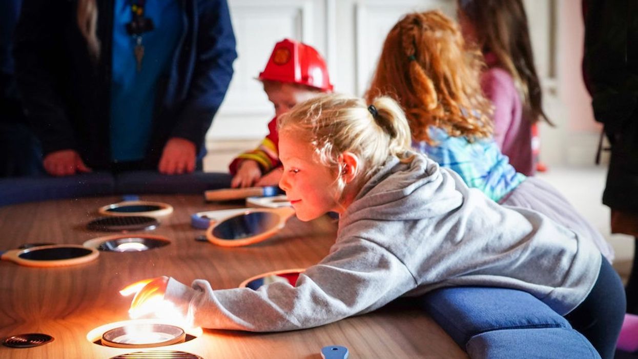 Children play at Sudbury Hall