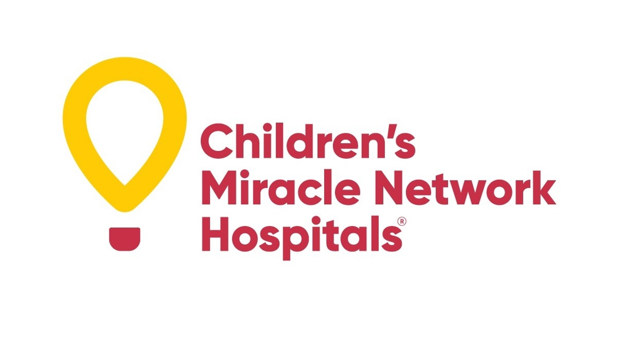 Children's Miracle Network Hospitals logo with a yellow and red balloon emblem.