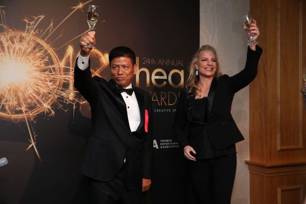 Chimelong group chairman Su Zhigang TEA Jennie Nevin