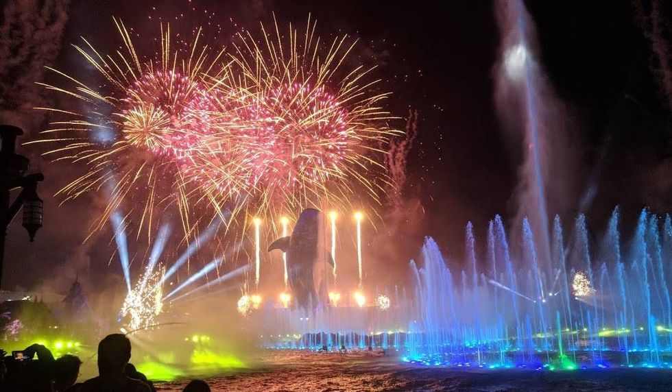 chimelong ocean kingdom fireworks