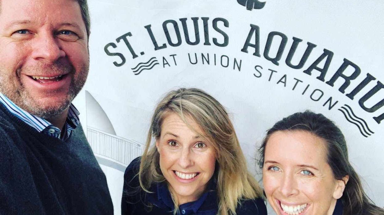 chris davis peta wittig and erin clark zooceanarium st. louis aquarium at union station groundbreaking 3 98