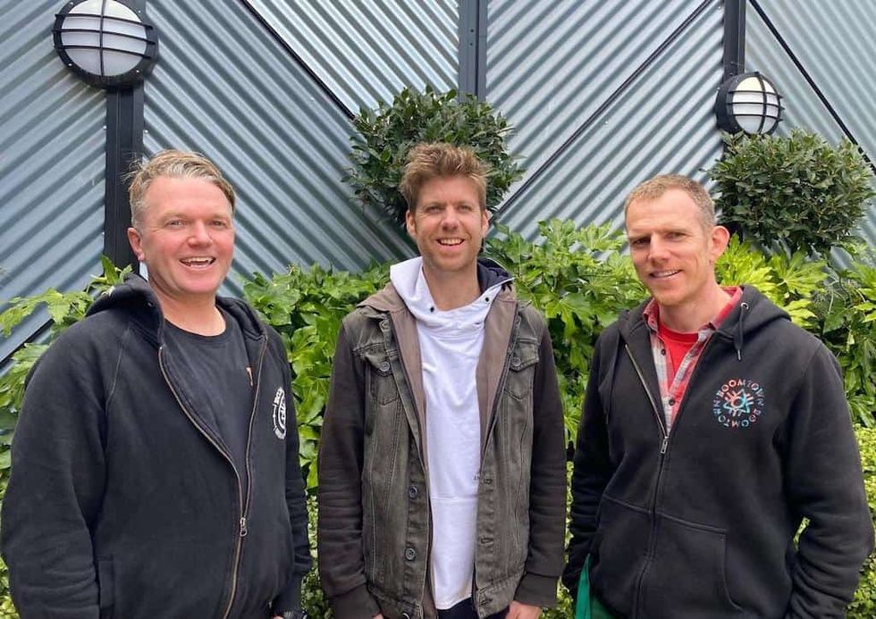 Chris Rutherford, Lak Mitchell and Graham MacVoy of Boomtown