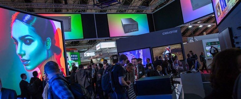 christie booth at ise 2018