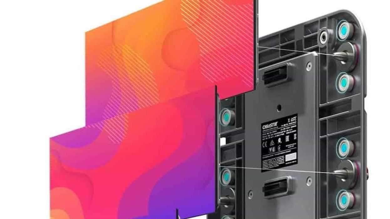 Christie MicroTiles LED break-away of front and back-end screen technology