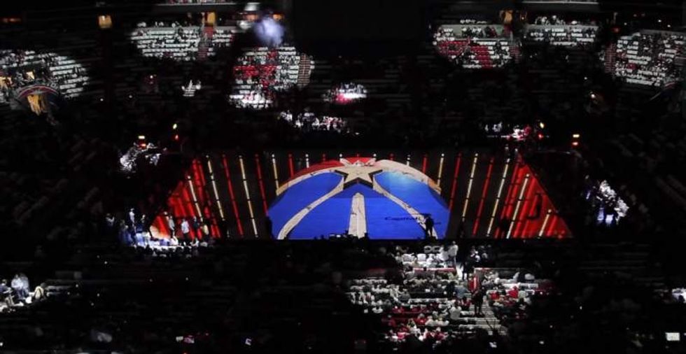 christie projection at capital one arena