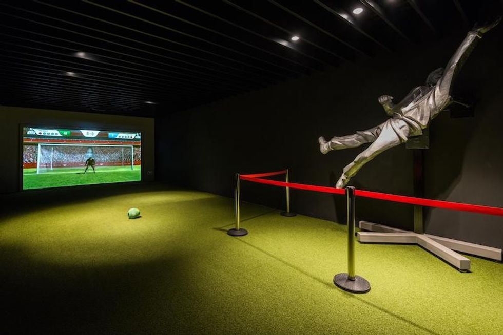 christie projectors at athletic bilbao museum
