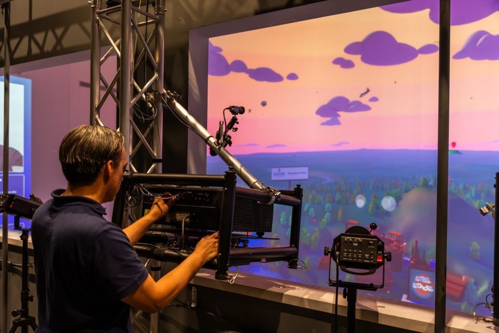 Christie projectors Curiosity Hall c Ideum